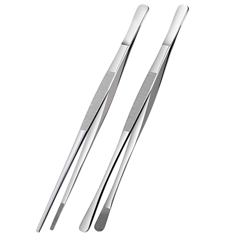 Feeding Tong Stainless - 2 Stuks 12-Inch Keuken Koken Tang,