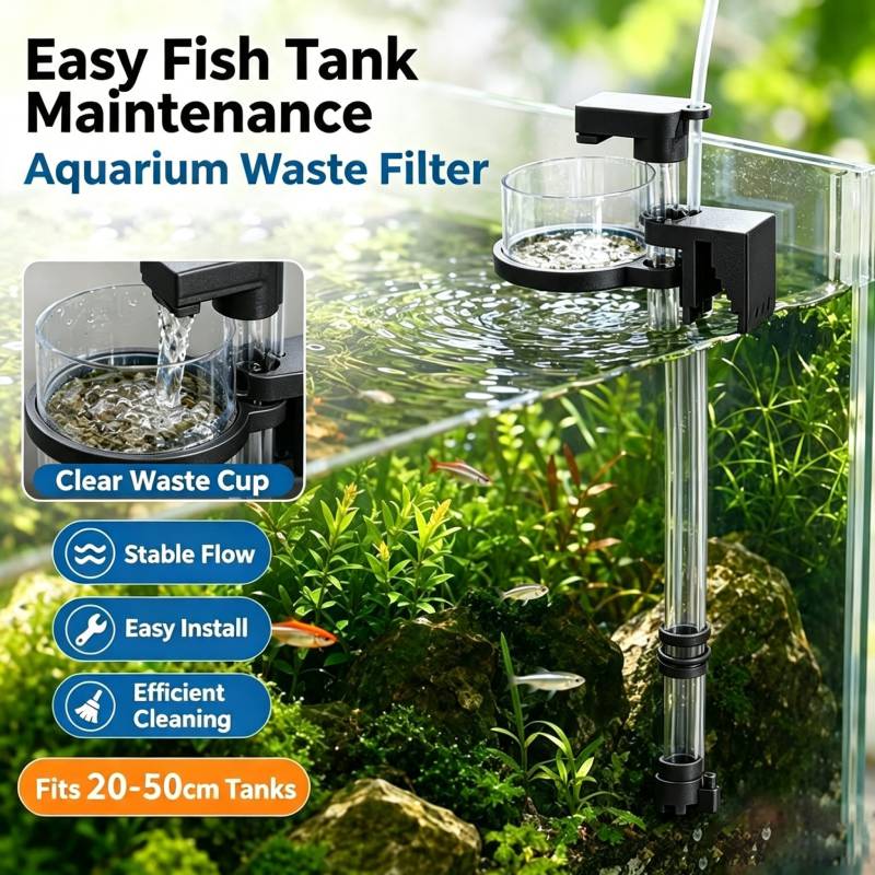 Aquael Filter Fzn - Afneembare Air Lift Aquarium Visafvalverzamelaar Poepreiniger
