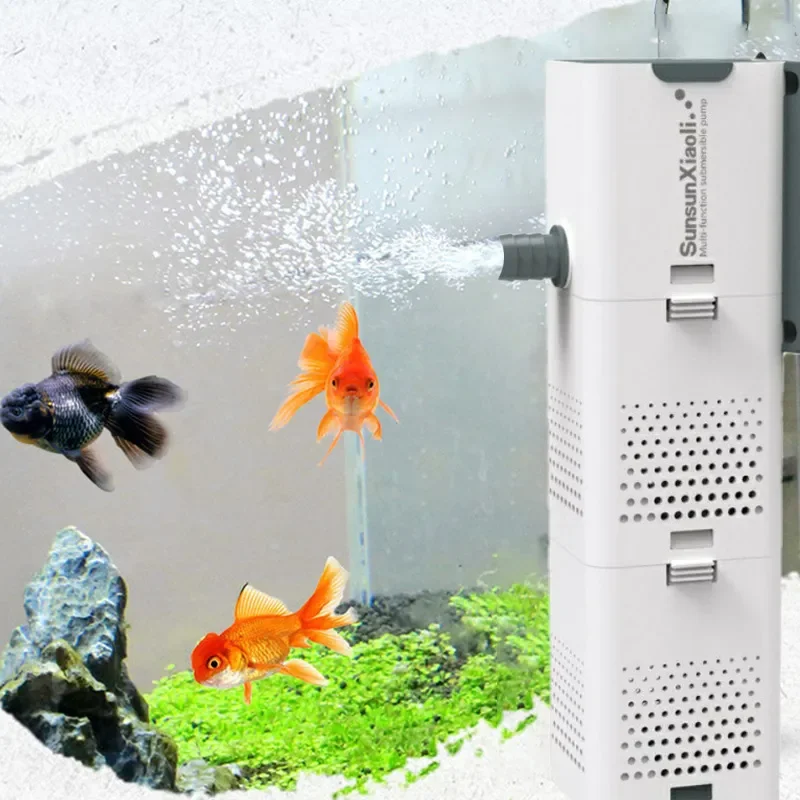 Aquael Filter Fzn - 3-in-1 aquariumfilterpomp Aquarium luchtpomp Golfpomp Aquarium