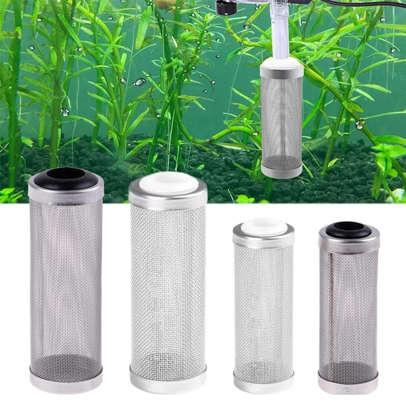Aquael Filter Fzn - 12/16mm Aquarium Inflow Inlaatfilter Roestvrij Stalen