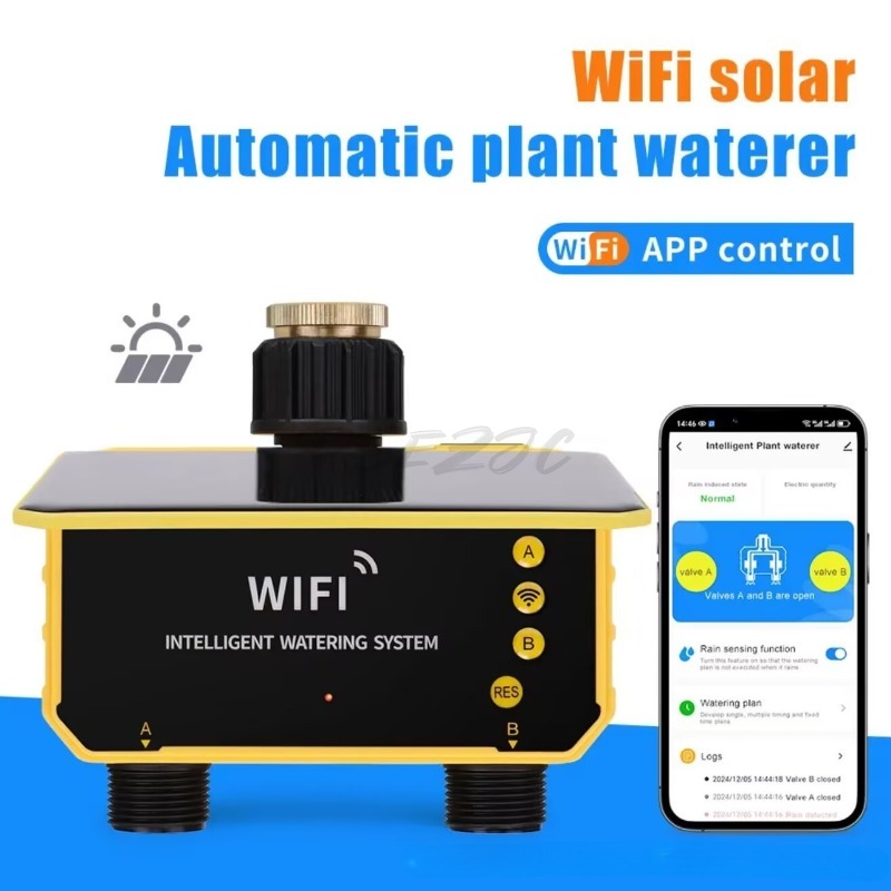 WiFi Solar Waterklep Irrigatie - Timer Dual Outlet recensie en prijs