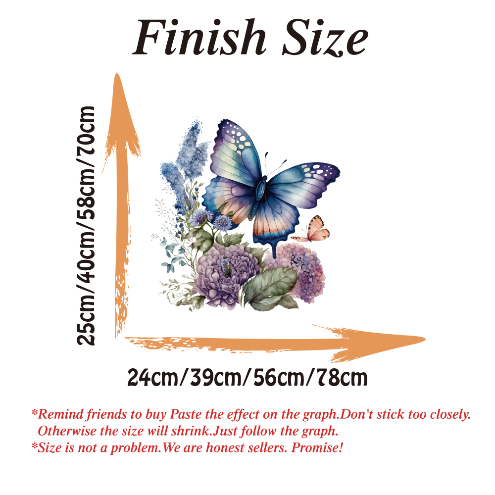 Aquarel vlinder bloem muurstic - Pvc Panel Background recensie en prijs