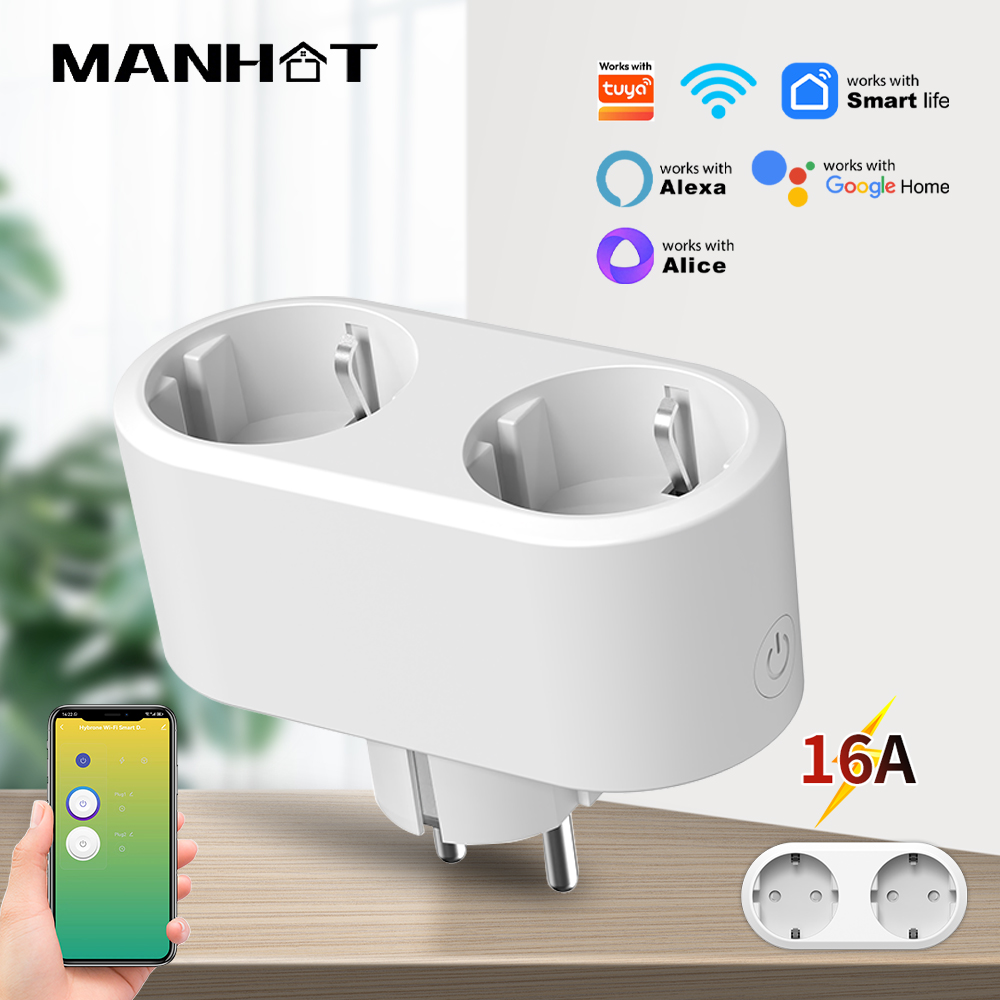 WiFi Smart Plug Dubbele Stekke - Timer Dual Outlet recensie en prijs