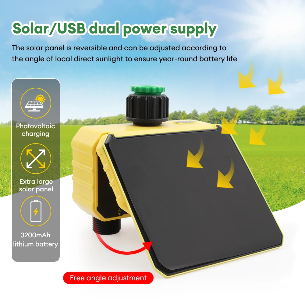 WiFi Solar Timer Dubbele water - Timer Dual Outlet recensie en prijs