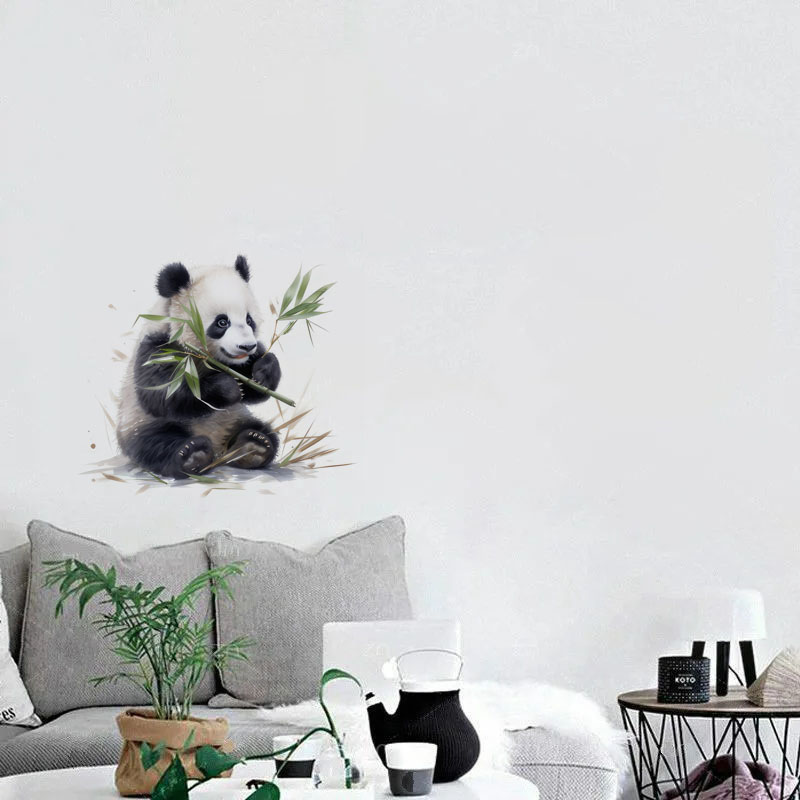 C76 #   Aquarel Panda muurstic - Pvc Panel Background recensie en prijs
