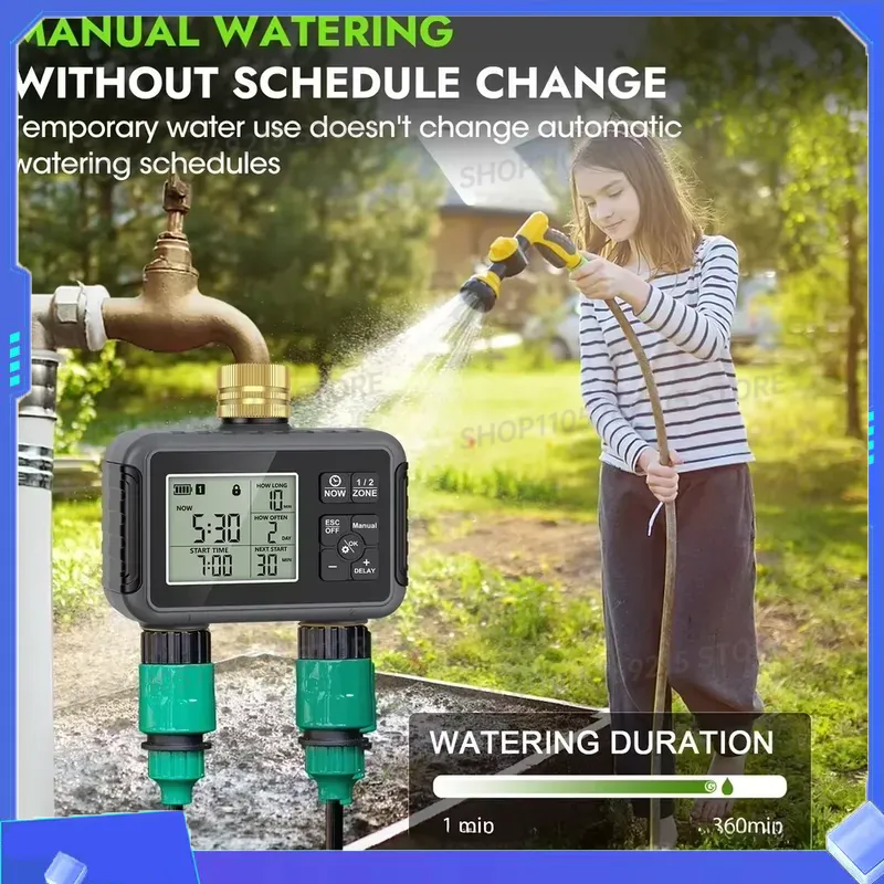 Slimme watercontroller irrigat - Timer Dual Outlet recensie en prijs